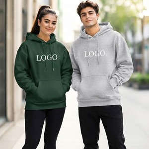 Sudaderas con Capucha de Invierno de Primera Calidad, 100% Algodón, Forro Polar Ecológico, Diseño con Bolsillo, Ropa Casual Unisex - Product Image 3