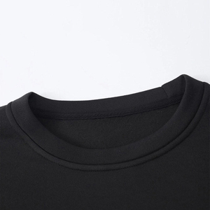 Sudadera Unisex Negra de Cuello Redondo, Calidad Premium 2026, con Estampado de Corazón, Tejida, Estilo Casual Oversize para Otoño - Product Image 5