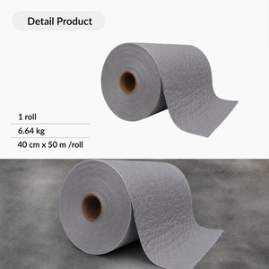 Rollo absorbente multiusos, rollo absorbente de químicos y aceites, rollo absorbente mini para mantenimiento - Product Image 2