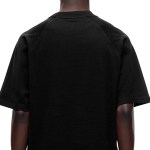 เสื้อยืดโอเวอร์ไซส์ทรงบ็อกซี่สำหรับผู้ชาย พิมพ์ลายโลโก้ ผ้าคอตตอนพรีเมียมเนื้อหนา คอกลม แขนสั้น สไตล์ลำลอง สำหรับ OEM ODM แบรนด์ส่วนตัว - Product Image 4