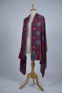 Bufanda VIC para Mujer, de Cachemira India y Lana Fina, Modelo Chinar Jk Booti, 70x200 cm, Transpirable, para Uso Diario en Exteriores en Invierno - Product Image 2