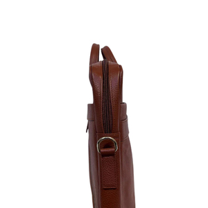 Personalised Luxury Genuine Leather Soft <b>Laptop</b> <b>Bag</b> Unisex <b>Briefcase</b> Monogram Work Business Lightweight Gift for Him Her - Product Image 3