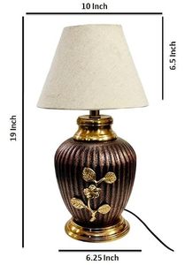Copper Antique Lamp Copper Antique Finish <b>Gold</b> <b>Table</b> Lamp for Bedroom Living Room <b>Bedside</b> Home Decor - Product Image 2