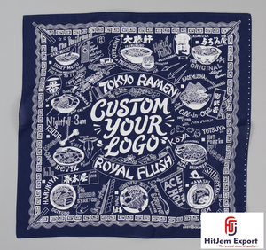 Collection en gros de foulards contemporains personnalisés, imprimés, tendance, pour la tête, hijab, châle, en tissu doux effet soie, foulard carré pour le cou - Product Image 6