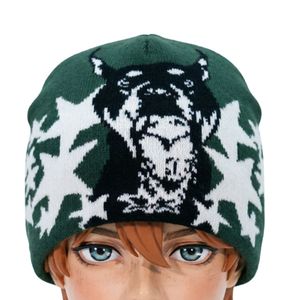 Gorros de Punto de Invierno al por Mayor, Personalizados con Pedrería, Estampado Gráfico, Sublimación, Bordado, Gorro Acrílico - Product Image 3