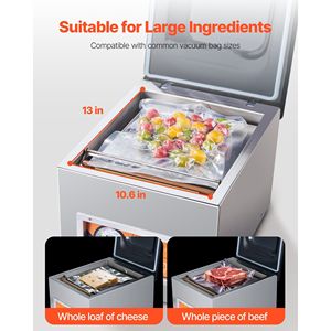 Machine à vide compacte 260W pour aliments humides, viandes et marinades – Scelleuse sous vide efficace de 1ère génération - Product Image 4