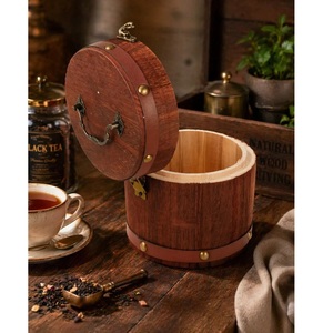 Pot de rangement en bois le plus vendu pour les cornichons faits maison ou les épices et les ingrédients traditionnels indiens, disponible au meilleur prix - Product Image 1