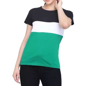 T-shirt pour femme à carreaux à prix avantageux, durable, respirant, séchage rapide, anti-rides, matière douce - Product Image 4