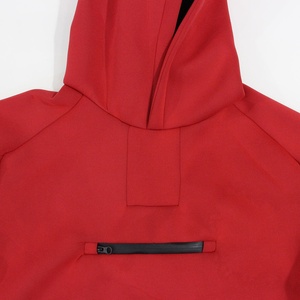 Veste Typhoon pour homme, en néoprène, avec capuche, doublure en polaire, coupe-vent, imperméable, capuche technique noire - Product Image 4
