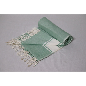 Toalla de Playa Fouta de Alta Calidad Estilo Turco 100% Algodón de Secado Rápido Súper Absorbente Ecológica Sin Arena - Product Image 3