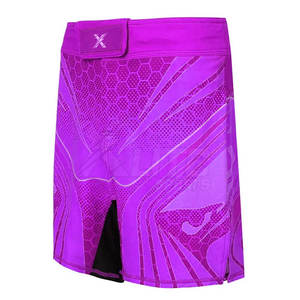 Pantalones Cortos de Entrenamiento MMA Elásticos, Ligeros, Transpirables y Duraderos, Fabricados con Tela de Spandex/Poliéster para Fitness, Ejercicio y Práctica Deportiva - Product Image 2