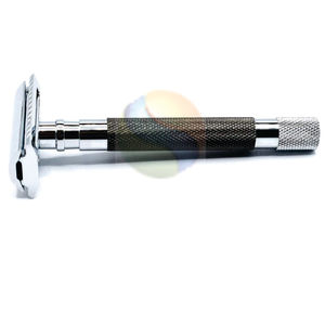 Rasoir de sécurité à double lame en acier inoxydable allemand de haute qualité pour le rasage professionnel du visage et du corps - Product Image 6