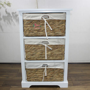 Artex Dong Thap Usine Paniers Faits À La Main Herbe De Mer Séché Jacinthe D'eau Armoire De Stockage De Bureau Armoires De Fichiers Artisanat - Product Image 2