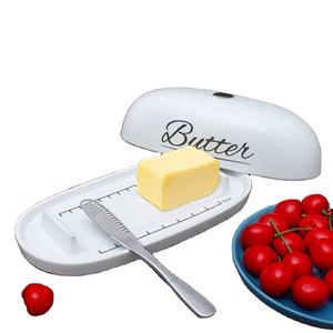 Plat à beurre au design classique plateaux de service à beurre taille personnalisée disponible avec logo accessoires de vaisselle de cuisine acceptables - Product Image 1