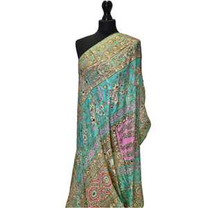 Beautiful Mirror Work Scarf Traditional Scarves <b>Shawls</b> & Hijab Traditional Embroidered <b>Shawl</b> <b>for</b> Women Party <b>Wedding</b> Fashion - Product Image 1