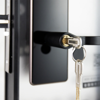Cerradura de Puerta con Tarjeta RFID de Aleación de Aluminio para Hotel, Software de Gestión Gratuito, Cerradura de Hotel con Llave Mecánica de Emergencia