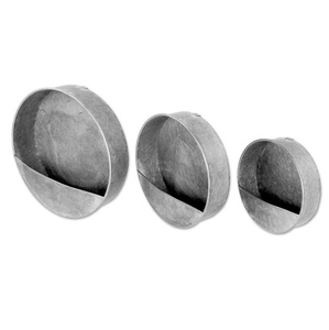 Best Selling <b>Wall</b> Mounted Galvanized Planter And Flower Vases Indoor Decorative Flower Pots Hanging Planters - Product Image 1