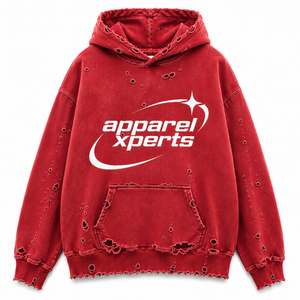 Sudadera con Capucha Premium Desgastada Oversize de Algodón Grueso con Forro Polar Estilo Urbano OEM ODM - Product Image 5