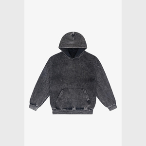 Sudadera con Capucha Oversize de Algodón 100% French Terry de 450 g/m² con Efecto Degradado y Lavado Ácido, Estilo Vintage, Nueva Colección 2026 - Product Image 2