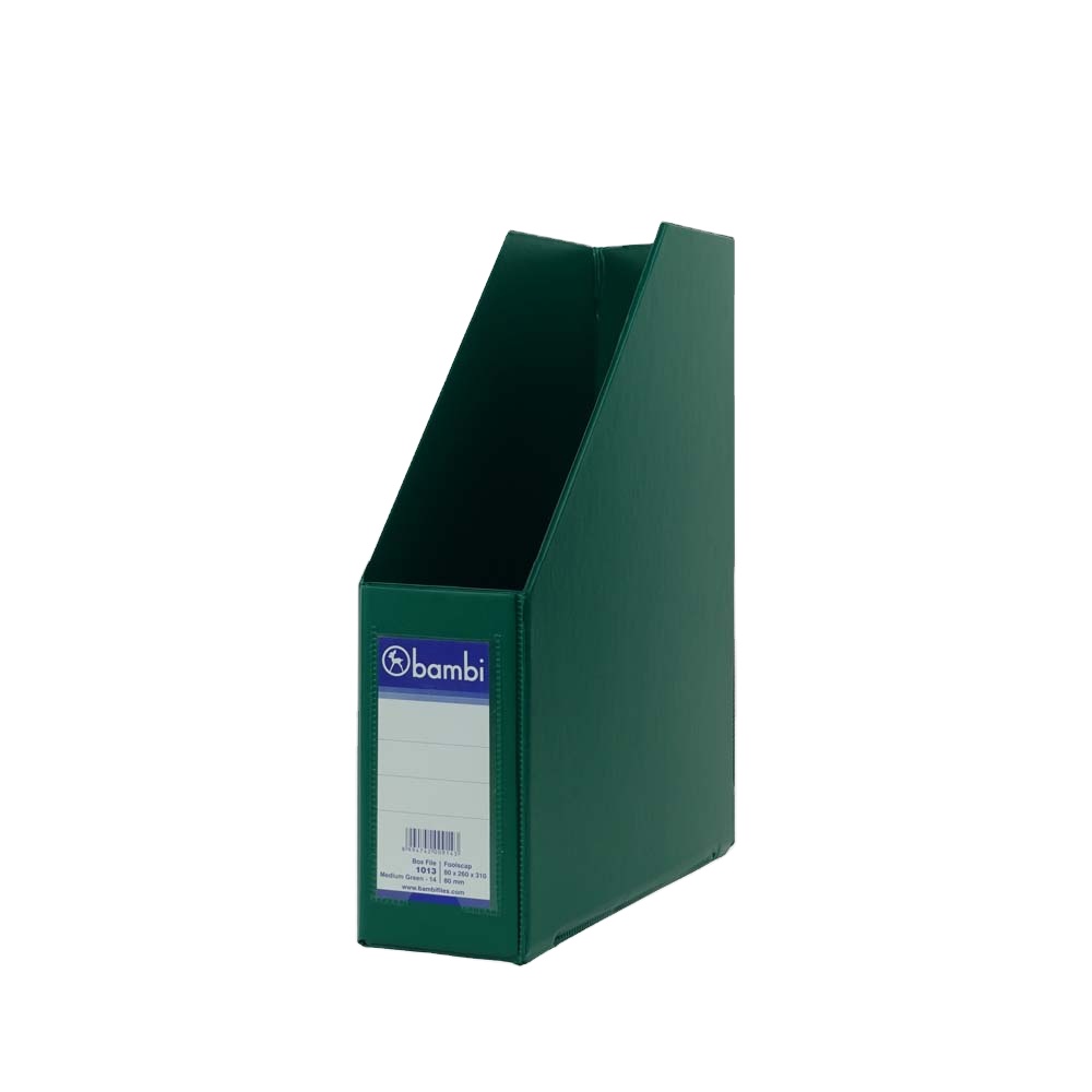 Bambi Box 8 Cm-1013 PVC Magazine File Holder Plastic Folder for Office Storage and Organization
