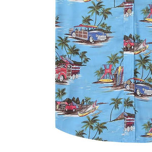 Camisas Hawaianas Aloha de Alta Calidad con Estampado Personalizado para Hombre, Camisas Casuales de Satén Tejido con Botones - Product Image 6