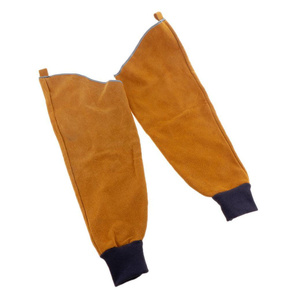 Guantes de soldadura de cuero vacuno resistente al fuego y al calor, resistentes a la abrasión y a los cortes, de alta resistencia. - Product Image 1