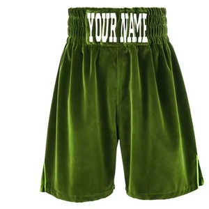 Shorts de boxe personnalisés de haute qualité en tissu satiné, imprimé sur toute la surface, doublure en mesh, cordon de serrage à la taille, vente en gros OEM - Product Image 5