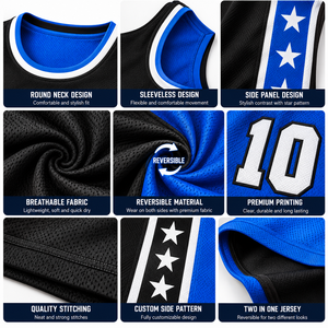 Camiseta de Baloncesto Reversible Personalizada, Sublimada por Ambos Lados, sin Mangas, Transpirable, Ligera, de Malla, 100% Poliéster - Product Image 3