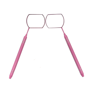 Plastic Multi-Color Professional Double <b>Lighted</b> Eyelash Extension Lash <b>Makeup</b> <b>Mirror</b> Cosmetics Supplier Pocket <b>Mirror</b> - Product Image 5