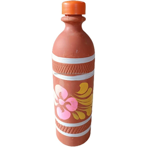 Pure Clay Eco Friendly Drinkware <b>Water</b> <b>Bottle</b> 1 Litre Earthenware Brown Terracotta Custom Logo Outdoor Use - Product Image 3