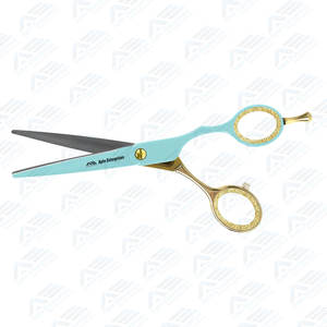 Diseño cromado dorado Aqua para tijeras perfectas de 5,75 pulgadas, instrumentos de belleza, tijeras japonesas de acero inoxidable para cortar el cabello, estilista - Product Image 3