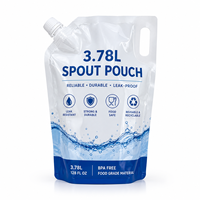 Pochettes souples personnalisées avec bec verseur pour jus, boissons, sauces et liquides ménagers