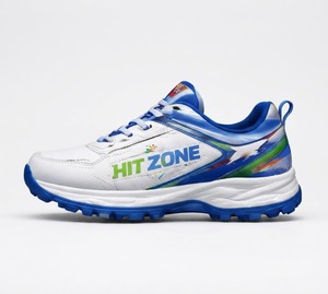 Zapatos de Cricket Premium con Tacos de Goma, Zona de Impacto, Ligeros, Duraderos, Agarre Cómodo, Calzado Profesional para Entrenamiento y Partidos - Product Image 1
