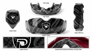 Protège-dents DUMELA INTERNATIONAL rouge et noir camouflage en caoutchouc souple pour entraînement de boxe, unisexe adulte, ajustement personnalisé, protection complète des dents - Product Image 6