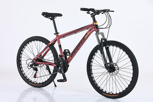 Vélo de montagne pour adultes à 21 vitesses avec cadre <span class=keywords><strong>en</strong></span> alliage d'aluminium léger, vélo unisexe <span class=keywords><strong>pas</strong></span> <span class=keywords><strong>cher</strong></span> de 24 pouces pour une utilisation quotidienne décontractée - Product Image 5