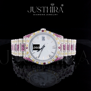 ลดราคาพิเศษ นาฬิกาควอตซ์เพชรโมอิสซาไนต์สั่งทำได้  แบบสองสี ทนทาน ใช้ได้ทั้งผู้ชายและผู้หญิง เหมาะสำหรับใส่ลำลองและธุรกิจ  มีจำหน่ายแล้ว - Product Image 5