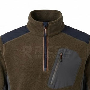 Polo de chasse imperméable et respirant en laine/coton pour homme – Chaud, léger et anti-humidité pour les activités de plein air - Product Image 6