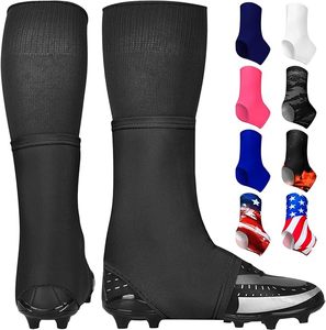 Protector de tacos unisex, transpirable, de secado rápido, de malla de poliéster, para adultos, para todas las estaciones, color sólido, para fútbol. - Product Image 1