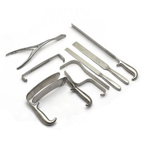 Nouvel ensemble d'instruments manuels de qualité supérieure pour les gluteaux, 9 pièces, en acier inoxydable pour chirurgie plastique, certifié CE, application ORL 1 - Product Image 3