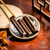 Chocolate Negro con Almendras 85% Certificado ISO, Barras de Chocolate Sólido para Regalo al por Mayor con Logotipo Personalizado en Caja de Empaque Personalizada