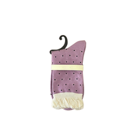 Chaussettes mi-longues personnalisées en gros, style automne, avec nœud blanc mignon, multicolores, douces et vintage