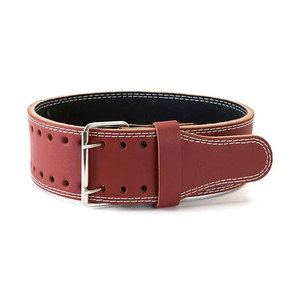 Services OEM personnalisés, ceinture de musculation professionnelle en cuir véritable pour le soutien de la taille, la sécurité, la remise en forme et les entraînements en salle de sport - Product Image 1