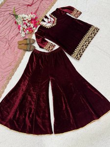 Ramdev Trading MT-4017 Women's Heavy Crep Recycled <b>Materials</b> Quick Dry Lehenga Choli 5mm <b>Sequin</b> Embroidery Sun Protection - Product Image 6