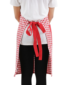 100% Cotton Sleeveless <b>Pocket</b> Apron Woven Customisable Eco-Friendly Durable Reusable Soft Daily Sanitary - Product Image 5