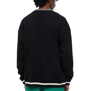 Sweat-shirt unisexe style universitaire avec broderie New York, col en V, pour femme, dernier style, tricoté, manches longues, 100% coton, anti-plis - Product Image 4