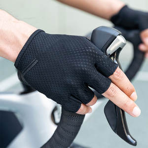 Direct Factory Supplier Mens Cycling Gloves <b>Skin</b> Friendly <b>Short</b> Fingers Anti Ventilated Pads Custom Logo Mens Cycling Gloves - Product Image 5