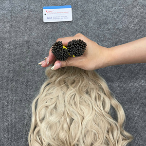 Extensiones de Cabello Humano Vietnamita Remy con Punta de Queratina, Súper Dobles, Alineadas con la Cutícula, Color Natural, Suaves y Brillantes, Venta al Por Mayor - Product Image 1