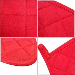 Porta ollas acolchado de algodón 100% premium, resistente al calor, duradero, con asa para colgar. - Product Image 4