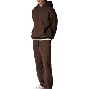 Survêtement décontracté à capuche pour homme, élégant, coupe oversize, 100 % coton, écologique, séchage rapide, respirant, confortable, haute qualité, facile à porter - Product Image 1