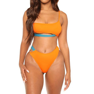 Traje de Baño Bikini de Una Pieza Personalizado OEM para Mujer, Secado Rápido, Transpirable, Poliéster/Nailon, Ropa de Playa de Alta Calidad, Servicio OEM - Product Image 5